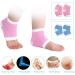 Moisturizing Heel Socks Open Toe Socks Cracked Gel Heel Socks for Dry Hard Cracked Heels Toeless Spa Socks Heel Repair Socks for Women Foot Care Gel Moisturizer Socks (Pink) - Buy Online on SooperMarket.com