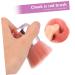 Mushroom Head Makeup Brush - Gentle Portable Blusher & Loose Powder Applicator | Multi-Purpose Cosmetic Tool - Buy Online on SooperMarket.com