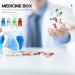 PACKOVE 4pcs Pills Organizer Glass Pills Bottles Travel Outdoor Pills Bottles Portable Pills Cases for Outdoor Camping Travel Assorted Color 1 5.30X2.00X1.60CM - Buy Online on SooperMarket.com