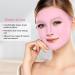 Silicone Face Mask Cover & Ice Face Mask Set | Cooling Relief for Dark Circles Puffiness Migraines | Reusable Anti-Wrinkle Holder - Pink - Buy Online on SooperMarket.com