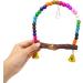 HONBAY Wooden Bird Swing Perch Toy for Small Birds - Parrot Hanging Toy - Buy Online on SooperMarket.com
