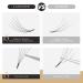 LASHVIEW 1000 Premade Volume Fans - Mixed Lengths 9-16mm Handmade 5D & 10D Eyelash Extensions C&D Curl Supplies - Buy Online on SooperMarket.com
