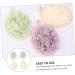 NOLITOY 12 Pcs Natural Flower Bath Sponges - Soft Shower Cleaning Sponges for Bubble Making & Bathing | Eco-Friendly Loofah & Net Mesh Material - Buy Online on SooperMarket.com