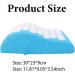Vevazen Low Back Pillow vevazen acupressure mat Vevazen Pillow Set for Neck Back Pain Acupuncture Cushion Pillow Muscle Relaxation Stress Relief Set (Blue) - Buy Online on SooperMarket.com