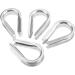 4Pcs 1/2 Wire Rope Chain Thimble Set - Boat Rigging Anchor Splicing | 316 Stainless Steel - Buy Online on SooperMarket.com