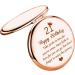 BNQL 21st Birthday Gifts Mirror - Happy 21 Birthday Pocket Makeup Mirror (Rose Gold) - Buy Online on SooperMarket.com