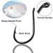 Thkfish Carbon Steel Fishing Hook Set - 500 Eyeless & Eyes Hooks in Plastic Box | 10 Sizes Fishing Accessories for International Shipping - Buy Online on SooperMarket.com