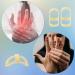 5pcs Oval Finger Splint Set - Finger Support Brace for Trigger Finger - Thumb, Middle, Pinky, Ring Finger - Sizes 6-10 - Buy Online on SooperMarket.com