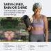 Hairbrella Lite Women's Rain Hat - Waterproof Hair Protection | Adjustable Strap | Packable Black Classic - Buy Online on SooperMarket.com