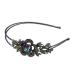 Set of 4 Crystal Flower Headbands - 4 Colors (Jet, Lavender, Rose, Crystal) - Buy Online on SooperMarket.com