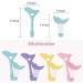 Deacocal 4Pcs Reusable Silicone Eyeliner Stencils | Mascara Shield & Eyeshadow Applicator Guide Tool - Blue - Buy Online on SooperMarket.com