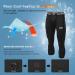 MEETYOO Men's 3/4 Compression Pants Large 3 Pack - Comfortable and Durable Performance Wear - Buy Online on SooperMarket.com