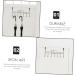 KOMBIUDA Wrought Iron Door Hook Coat Hangers Back Door Iron Hook Door Mount Coat Hook Cartoon Plate - Buy Online on SooperMarket.com