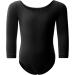 WEGETIT Girls Gymnastics Leotard Toddler Ballet Long Sleeve Dance Tutu - Black (8-10 Years) - Buy Online on SooperMarket.com