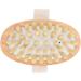 Natural Wooden Massage Brush for Body & Scalp - Exfoliating Body Wash & Hair Care Essentials - Buy Online on SooperMarket.com