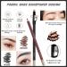 10 Pack Liquid Eyeliner Stamp Set | Waterproof Smudgeproof Long Lasting Pen | 8 Eyeliner Stamps, 2 Eyebrow Pencils | Variety of Designs - Buy Online on SooperMarket.com