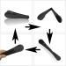 Back Applicator Long Handle Lotion Applicator for Back Portable Travel Self Sunscreen Applicator with Long Reach Folding Handle for Elderly Women (Black) cream applicator - Buy Online on SooperMarket.com