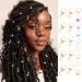 Formery Star Braid Rings Jewelry Clips Gold Moon Dreadlock Charms Accessories Colorful Beads Loc Hair jewels for Women and Girls (19pcs) (Star & moon) Star & moon(19pcs)