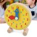 Wooden Clock Toy for Kids | Toddler Learning Time Model | Educational Toy for Children 3+ - Buy Online on SooperMarket.com
