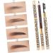 Healeved 6 Pcs Eyebrow Pencils Black Eyebrow Pencil Black Waterproof Eyeliner Eyebrows Eyebrow Filler - Buy Online on SooperMarket.com