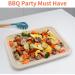 Bloomoon 50 Pack 14 Inch Heavy-Duty Disposable Food Trays - Compostable Paper Platter Plates for Crawfish, Lobster, Crab, BBQ - Extra Large Serving at Party - Buy Online on SooperMarket.com