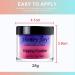28g/Box Rose and Purple Color Change Dip Powder for Long-lasting Dipping Nails - No UV Light Needed | No.17 - Buy Online on SooperMarket.com
