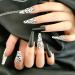 Dajidafu 1 Set French Tip Press on Nails Frosted Manicure Artificial Fingernails Matte Decals Wraps Full Cover Salon DIY - Buy Online on SooperMarket.com