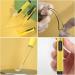 FRCOLOR 2pcs Ear Wax Removal Kit with LED | Ear Cleaning Tool Set | Yellow | 14x2x2cm - Buy Online on SooperMarket.com