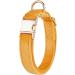 YUDOTE Ultra-Soft Natural Cotton Dog Collar for Large Dogs with Sensitive Skin - Orange L (1 Pack) - Buy Online on SooperMarket.com