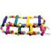 Ladder Bird Toys for Parrots and Small Pets - Wooden Cage Swing & Perch Trainning Toy with 10 Ladders - Buy Online on SooperMarket.com