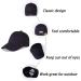 LANGZHEN 100% Cotton Kids Plain Baseball Cap Hat - Adjustable Sun Hat for Girls Boys 2-4 Years (Black+Red) - Buy Online on SooperMarket.com