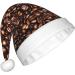Chrysm Festive Christmas Hat Long-Lasting Color Perfect Accessory For Holiday Parties Adult Sizegraffiti Lips Funny Roasted Coffee Beans One Size - Buy Online on SooperMarket.com