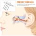 Stainless Steel Earwax Removal Kit for Kids and Adults - Ear Curette Tool Set for Safe and Efficient Ear Cleaning - Silver 9.5X1.8CM - Buy Online on SooperMarket.com