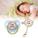 Non-Toxic Blue Baby Pacifier Set with Chain Clip | Perfect for Photo Shoots | International Shipping - Buy Online on SooperMarket.com