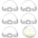 Obelunrp Pacifier Case Set | 6 Transparent Travel Pacifier Holders | Baby Pacifier Container for On-the-Go Care - Buy Online on SooperMarket.com