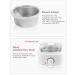 Mini Wax Sail | Small Wax Warmer for Hair Removal | Transparent Lid Wax Heater for Body Spa Salon (EU Connector) - Buy Online on SooperMarket.com
