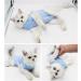 Cat Professional Recovery Suit Pet Surgery Suit Kitten Breathable Clothes Cone E-Collar Alternative Bodysuit Cat Onesie Anti Licking Vest Shirt for Abdominal Wounds Skin Diseases (M blue) M blue - Buy Online on SooperMarket.com