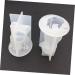 STOBOK Epoxy Molds Jewelry White Silicone Aromatherapy Making DIY Stereoscopic Mould Mold Crystal Plaster for Crafts Epoxy - Buy Online on SooperMarket.com