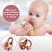 Vicloon Baby Teething Toy - Silicone Teether for Boys and Girls | BPA-Free Chew Soothing Ring | Ideal Shower Gift (Wine Red) - Buy Online on SooperMarket.com