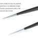 Premium Stainless Steel Antistatic Tweezers for Precision Work - Acid-Resistant Comfortable Handle for PCB & Microelectronics - Buy Online on SooperMarket.com