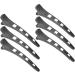 Duckbill Hair Clip Safe DIY Craft Convenient for Use Sectioning Clips No Slip for Salon Hair Styling for Applying Facial for Haircut(White) - Buy Online on SooperMarket.com