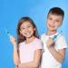 NBGRLVS Kids Sonic Electric Toothbrush | 2 Modes with Memory | 2 Min Timer | IPX7 Waterproof | Rechargeable Kids Toothbrush for Age 3+ | Blue - Buy Online on SooperMarket.com