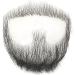 Remeehi Men's Hand-Made Black Goatee Beard - Costume Pretend Fake Mustache for a Stylish Look - Buy Online on SooperMarket.com