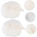NOLITOY 4 Pcs Large Bath Scrubber Ball Set | Shower Bubble Balls & Loofahs for Ultimate Clean | Ideal for All Skin Types - Buy Online on SooperMarket.com
