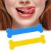 2PCs tongue muscle trainer mouth muscle training device made of resin mouth muscle trainer tongue-tip exercise set helpful for speaking and swallowing awareness