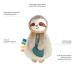 Itzy Ritzy Sloth Lovey with Teether, Crinkle Sound, Sherpa Fabric & Minky Plush - Buy Online on SooperMarket.com