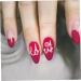 FRCOLOR 100 Pcs Christmas Nail Art Nail Art Supplies Heart Ornament Christmas Stickers Nail Patch Sugar Sprinkles Xmas Nail Slices Resin Nail Art Women Nail Stickers Decor 3d Piece Candy - Buy Online on SooperMarket.com