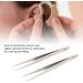 Professional Stainless Steel Precise Tweezers - 2-Part Lace Tweezers for Easy & Portable Use - Buy Online on SooperMarket.com