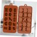 IMIKEYA 3pcs 15 Candy Molds Cooking Molds Silicone Baking Molds Cartoon Animal Mold Chocolate Cookie Silicone Molds Silicone Candy Mold Non-Stick Mold Silicone Bakeware Cake mediumx3pcs Coffeex3pcs - Buy Online on SooperMarket.com