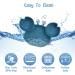Vicloon Baby Suction Plate - Silicone Toddler Plate for Self Feeding Training - Non Slip Divided Plate for Highchairs - Dark Blue - Buy Online on SooperMarket.com